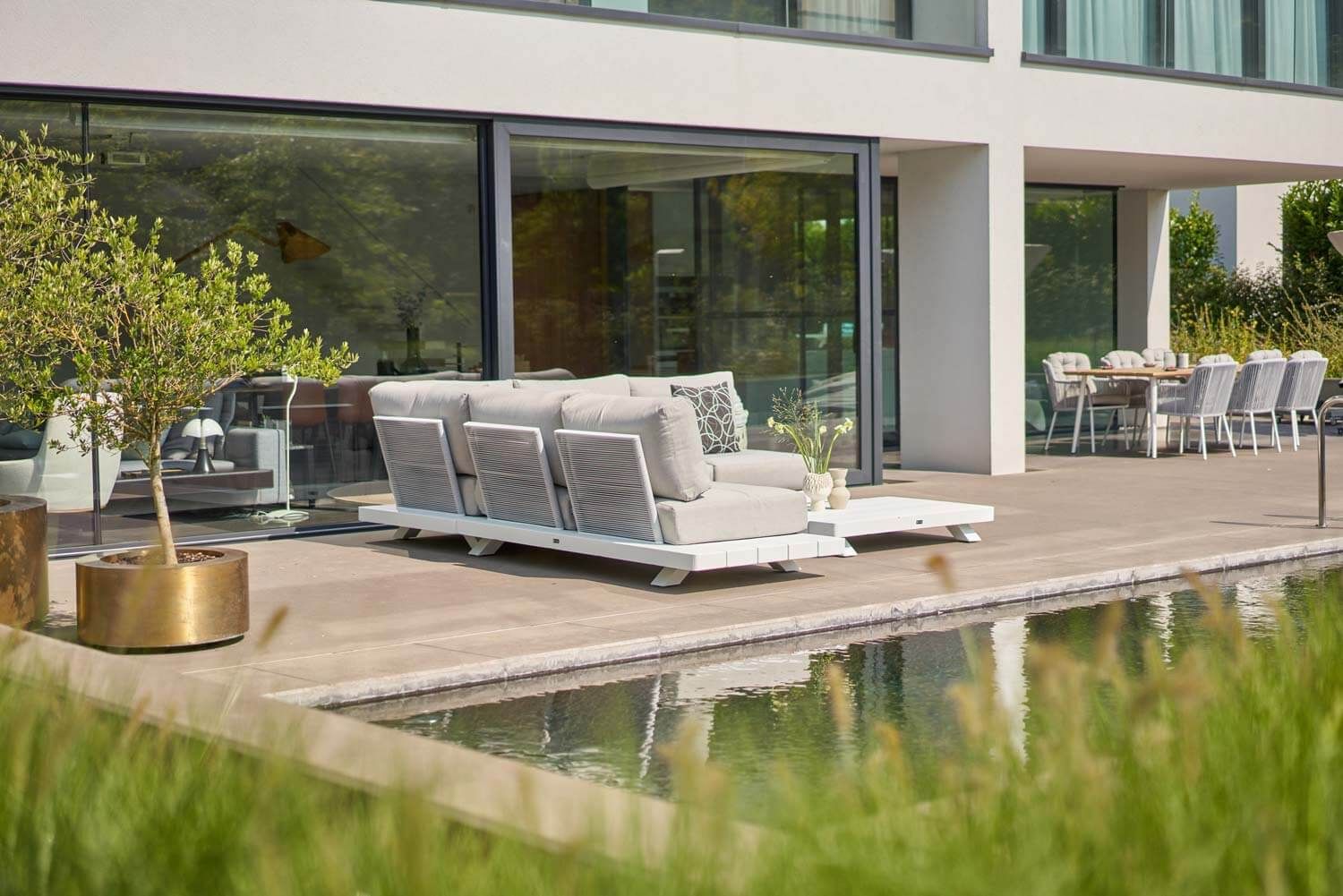 Santika Attico hoek loungeset 3-delig