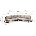 Lifestyle Azzurro hoek loungeset 5-delig thumbnail