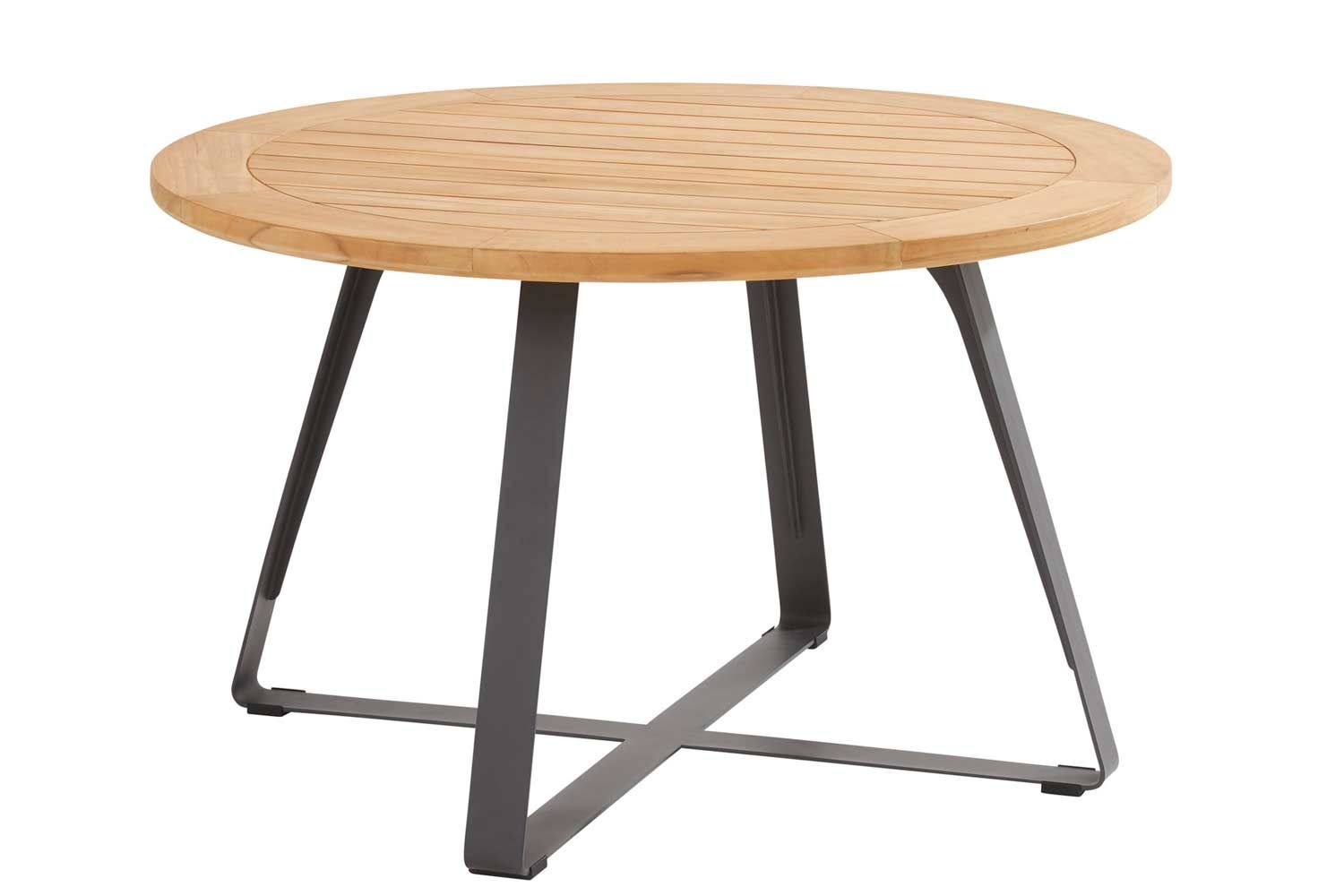 4 Seasons Outdoor Basso teak tuintafel 130 cm thumbnail
