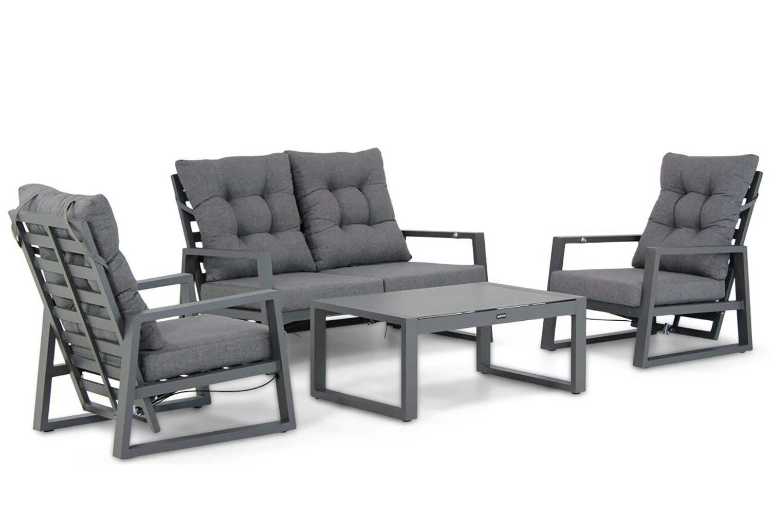 Lifestyle Batala stoel-bank loungeset 4-delig thumbnail