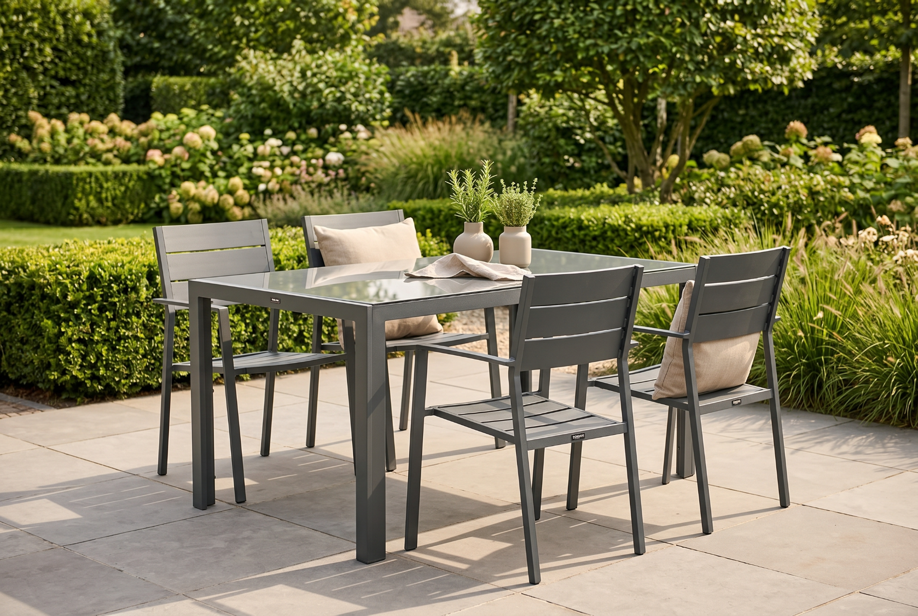 Lifestyle Stella/Venustas 150 cm dining tuinset 5-delig