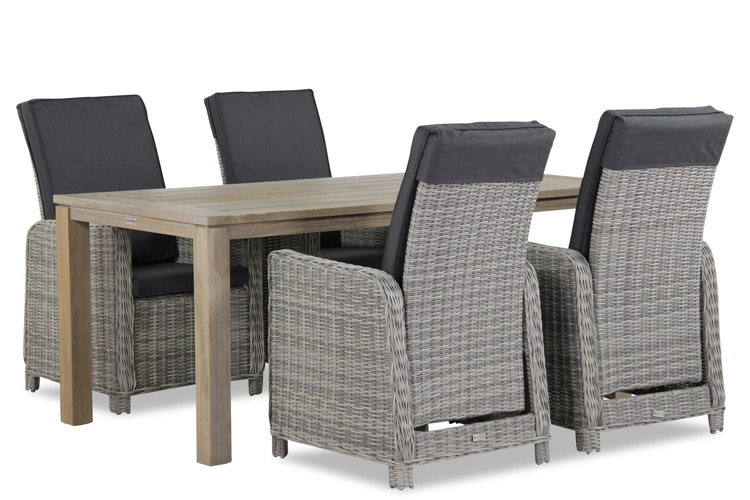 Garden Collections Bello/Bristol 180 cm dining tuinset 5-delig thumbnail