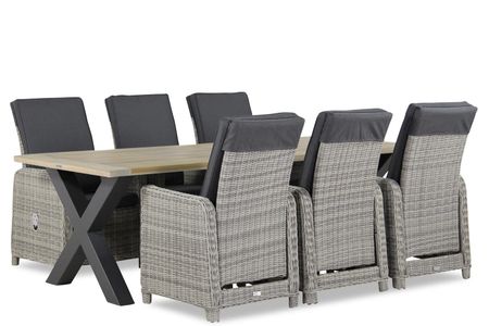 Garden Collections Bello/Cardiff 240 cm dining set 7-delig