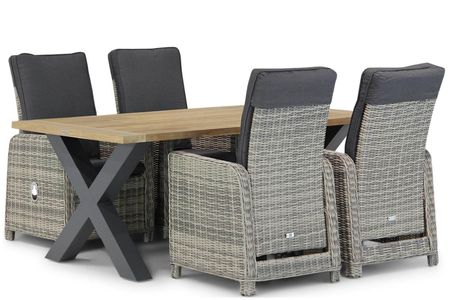 Garden Collections Bello/Cardiff 180 cm dining tuinset 5-delig 