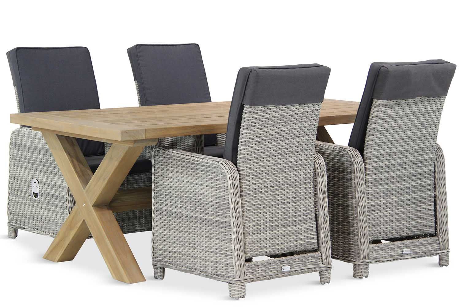 Garden Collections Bello/Oregon 200 cm dining tuinset 5-delig thumbnail