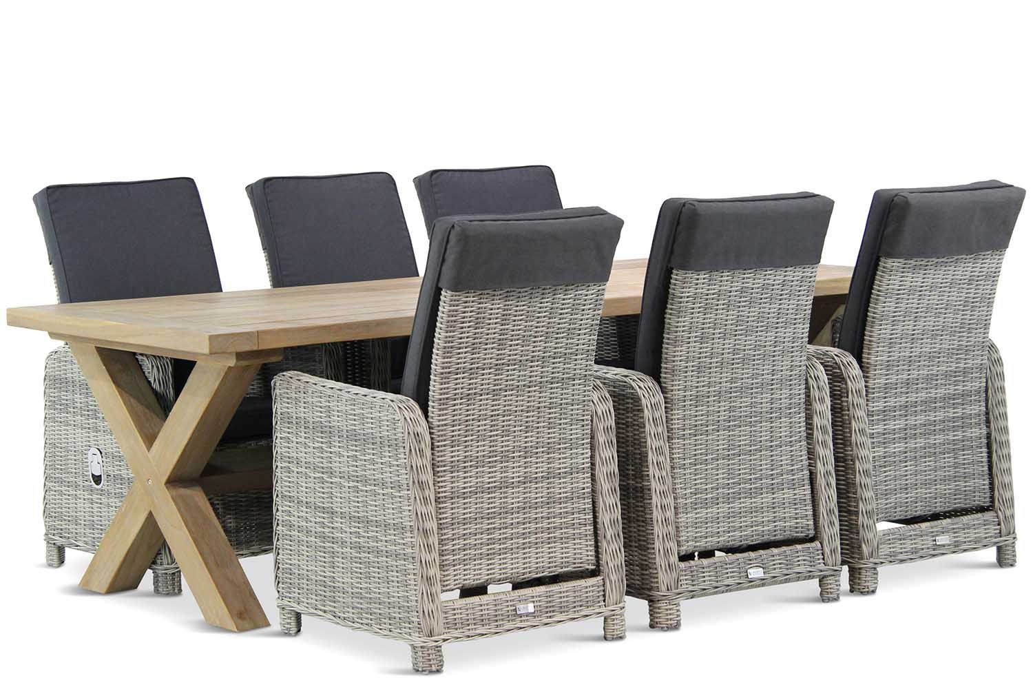 Garden Collections Bello/Oregon 240 cm dining tuinset 7-delig thumbnail