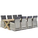 Garden Collections Bello/Oregon 300 cm dining tuinset 9-delig verstelbaar thumbnail