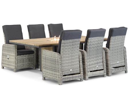 Garden Collections Bello/Seaside 220 cm dining tuinset 7-delig