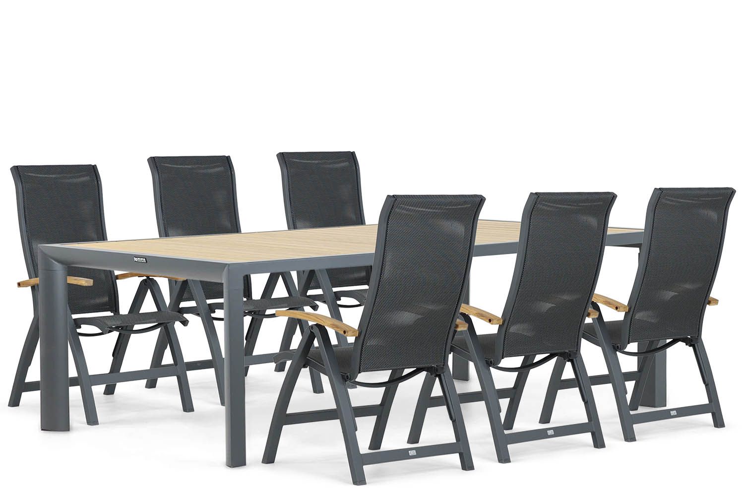 Presto Tarenta/Borello 240 cm dining tuinset 7-delig thumbnail