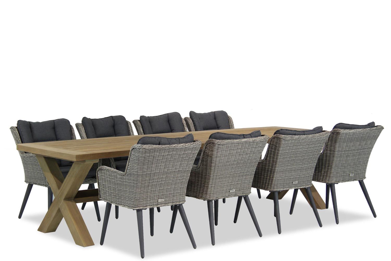 Garden Collections Boston/Oregon 300 cm dining tuinset 9-delig thumbnail