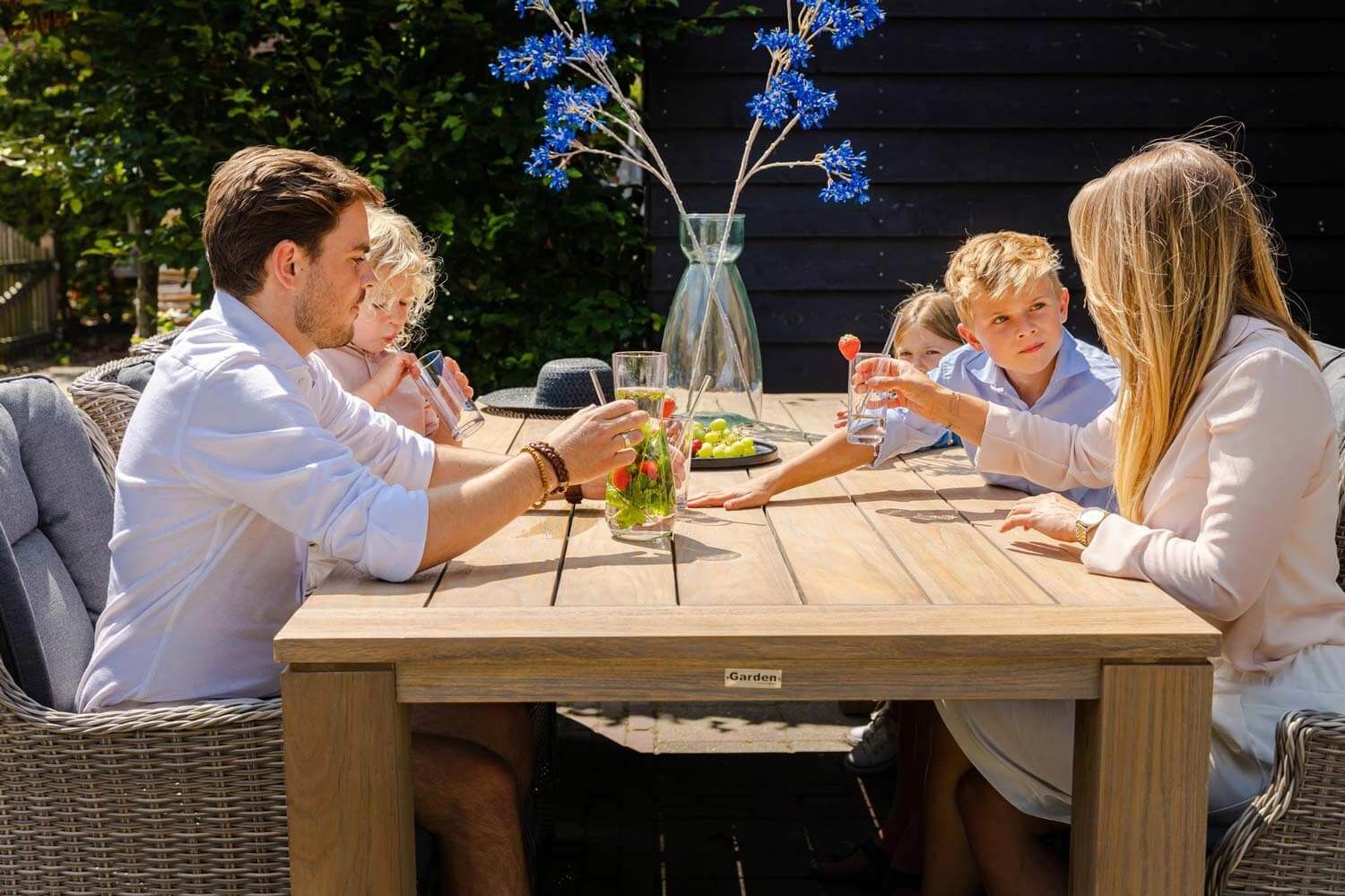 Garden Collections Buckingham/Brighton 240 cm dining tuinset 7-delig thumbnail