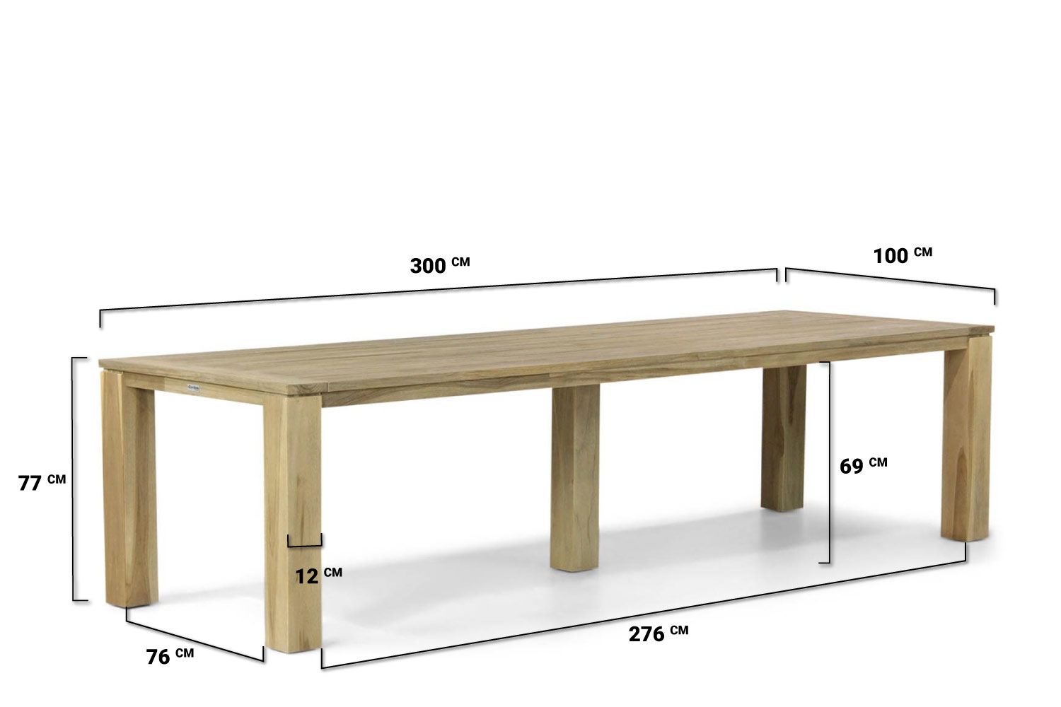 Lifestyle Delgada/Brighton 300 cm dining tuinset 9-delig thumbnail