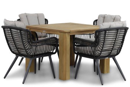 Coco Azzano/Brighton 100 cm dining tuinset 5-delig