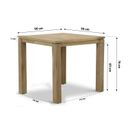 Garden Collections Bristol dining tuintafel 90 x 90 cm  thumbnail