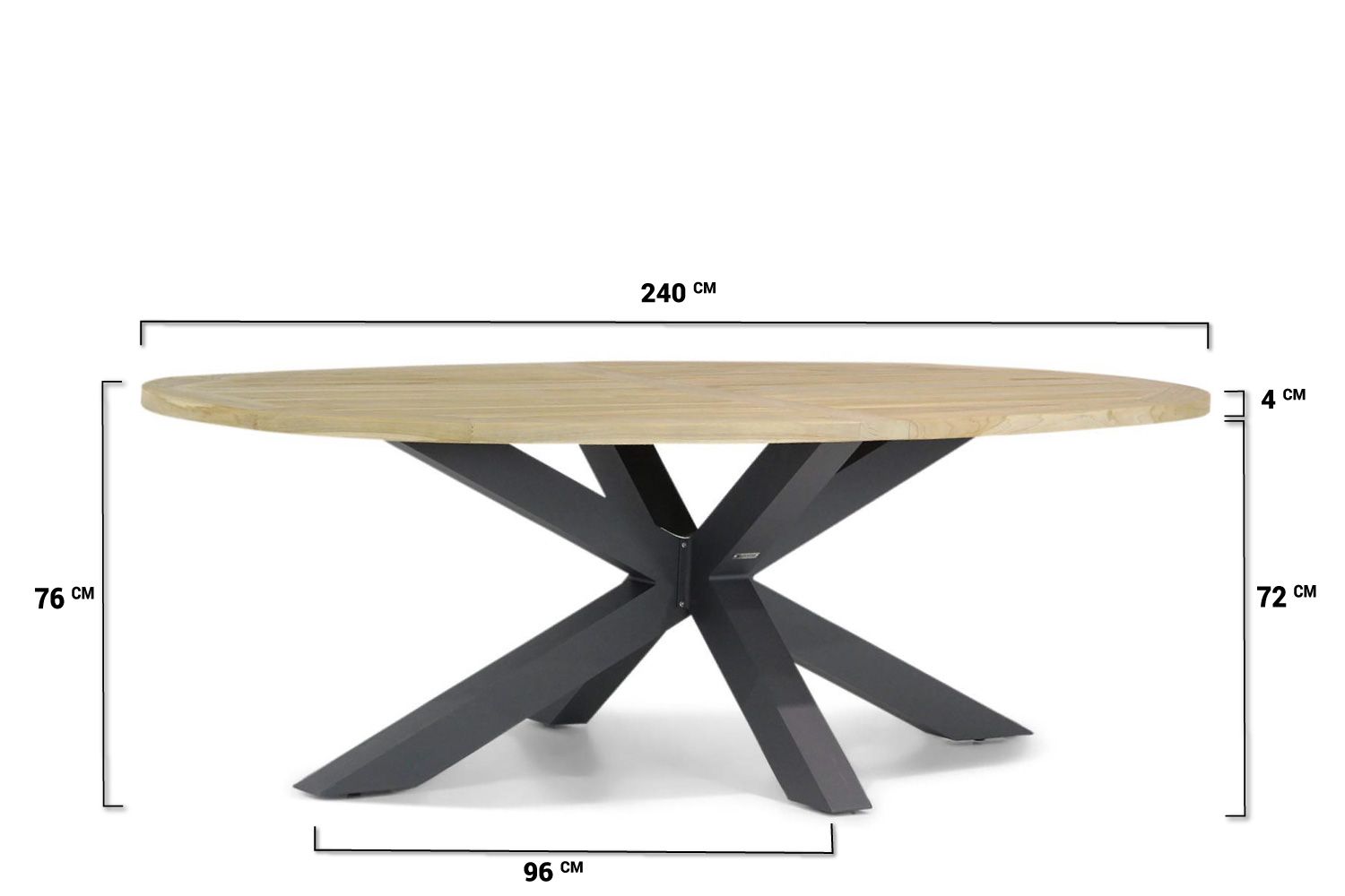 Coco Leonardo/Brookline 240 cm dining tuinset 7-delig thumbnail
