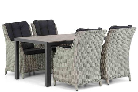 Garden Collections Buckingham/Young 155 cm dining tuinset 5-delig