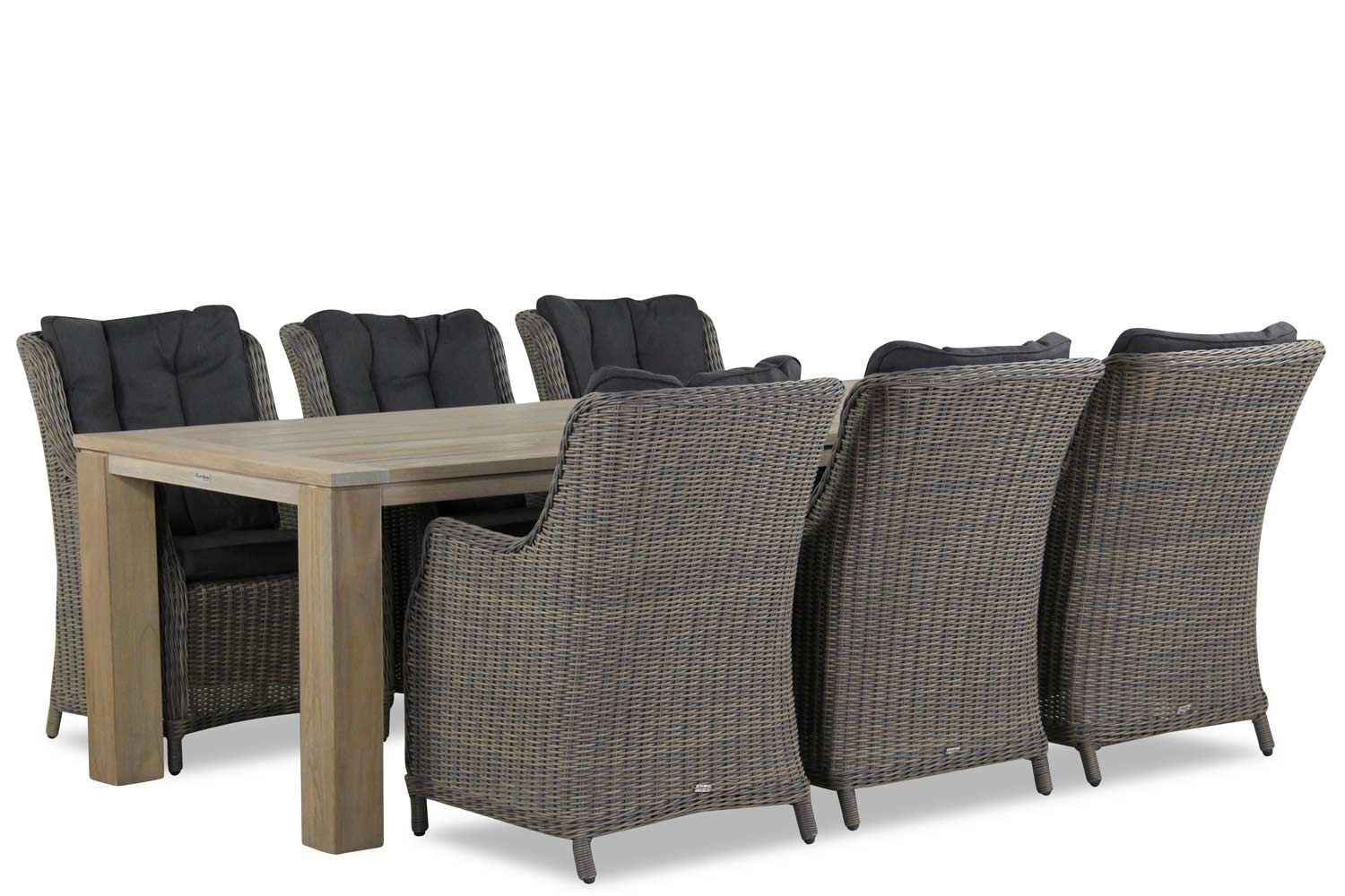 Garden Collections Buckingham/Brighton 240 cm dining tuinset 7-delig thumbnail