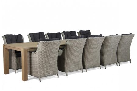 Garden Collections Buckingham/Brighton 400 cm dining tuinset 11-delig