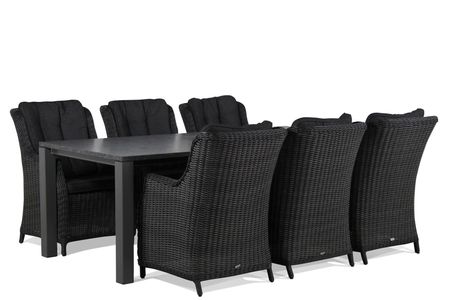 Garden Collections Buckingham/Munster 220 cm dining tuinset 7-delig