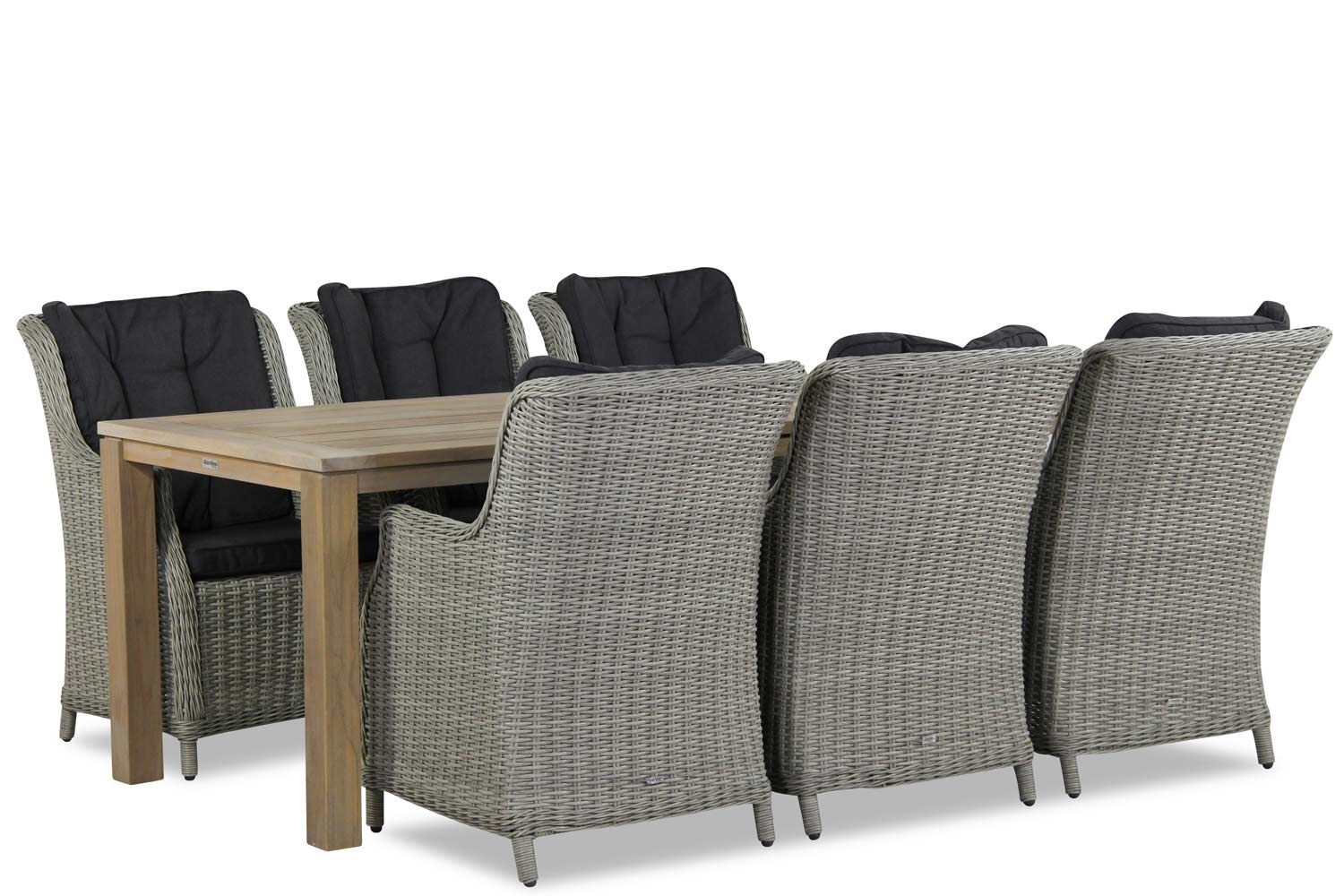 Garden Collections Buckingham/Bristol 220 cm dining tuinset 7-delig thumbnail