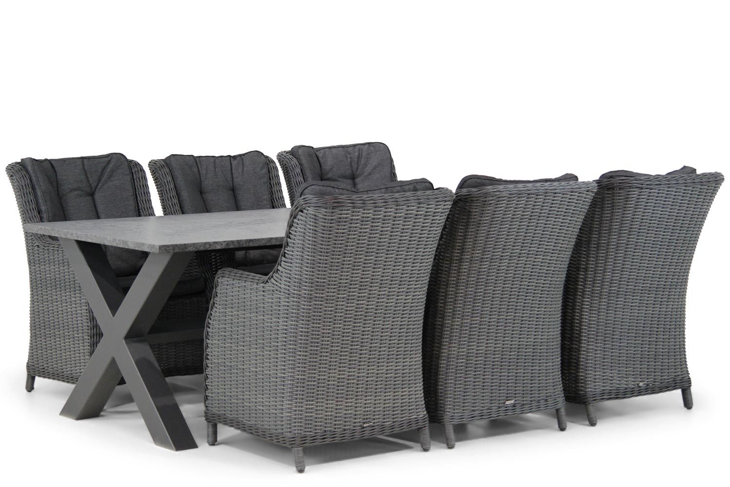 Garden Collections Buckingham/Calgary 240 cm dining tuinset 7-delig thumbnail