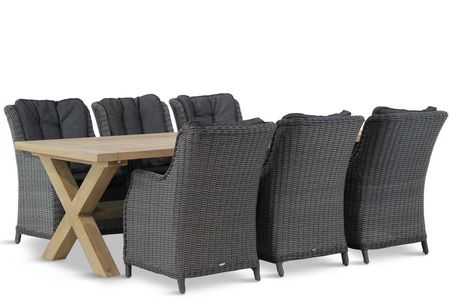 Garden Collections Buckingham/Oregon 240 cm dining tuinset 7-delig