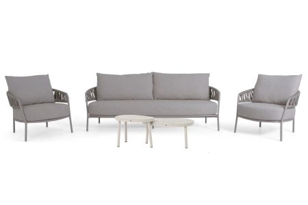 4 Seasons Outdoor Calma/Livo stoel-bank loungeset 5-delig