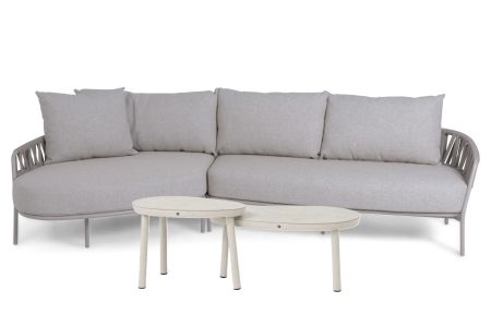4 Seasons Outdoor Calma/Livo hoek loungeset 3-delig