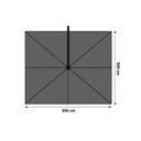 Camello Luna zweefparasol 3x3m S2 Excellent (excl. voet) thumbnail