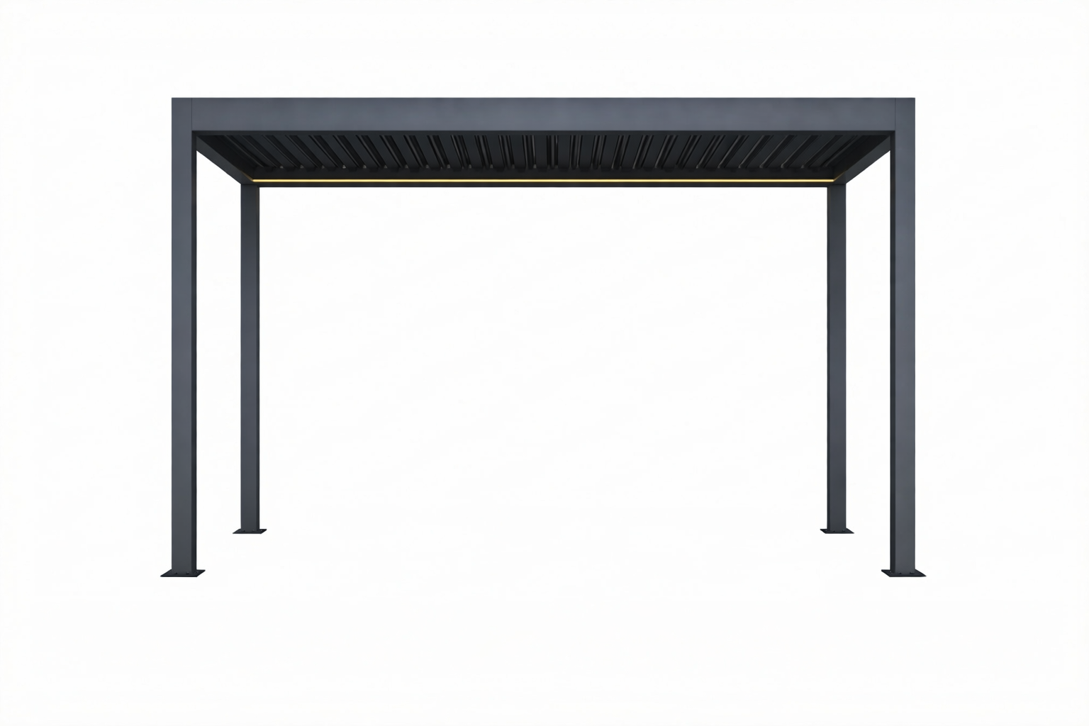 Camello Alura pergola 300x300 cm antraciet