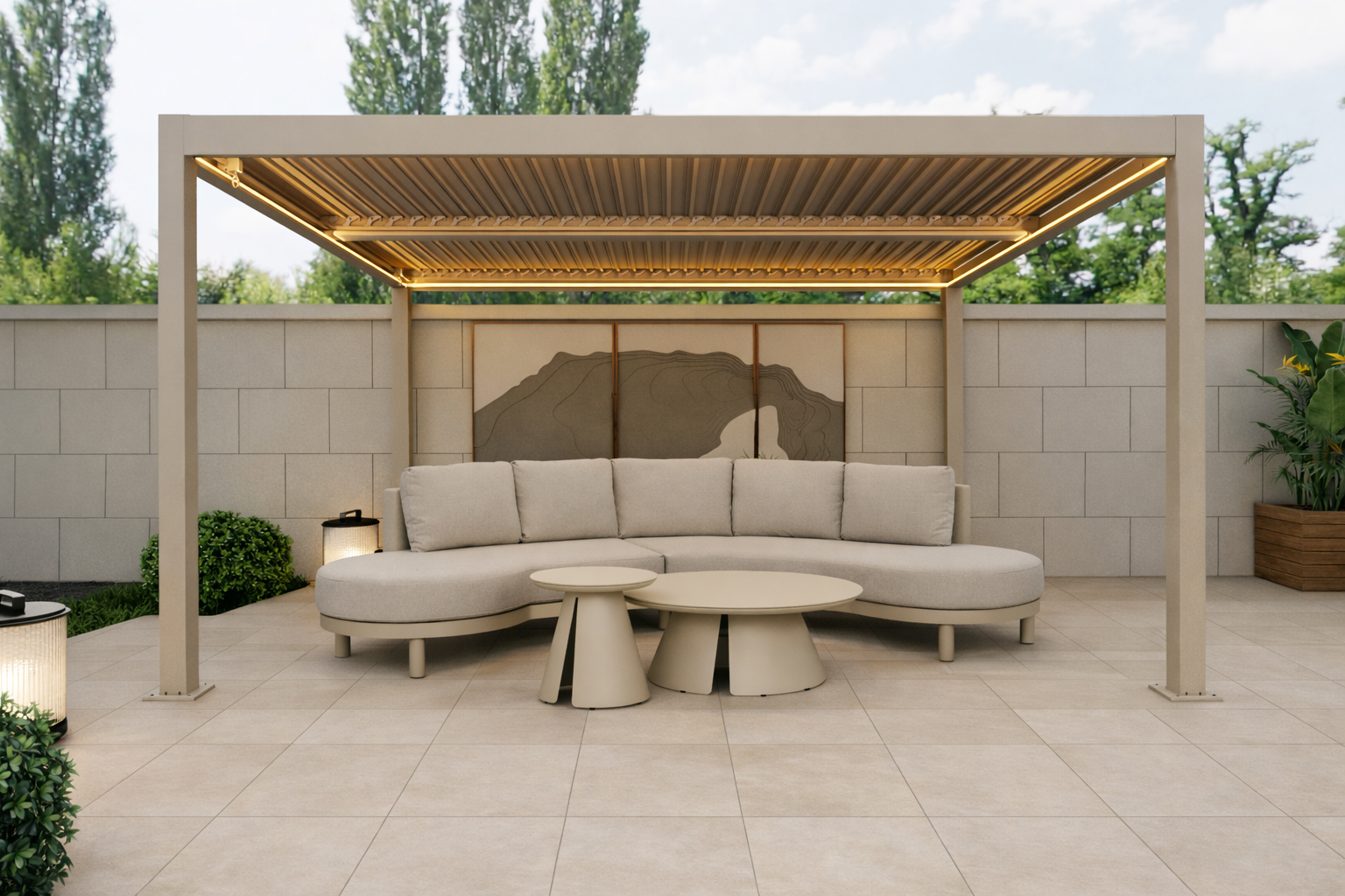 Camello Alura pergola 300x400 cm loft