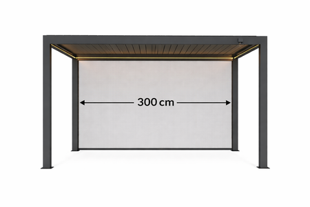 Ventura Windscherm 300 cm antraciet