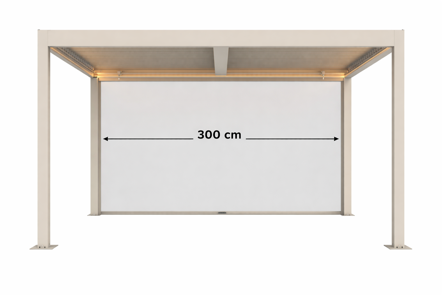 Alura Windscherm 300 cm sand