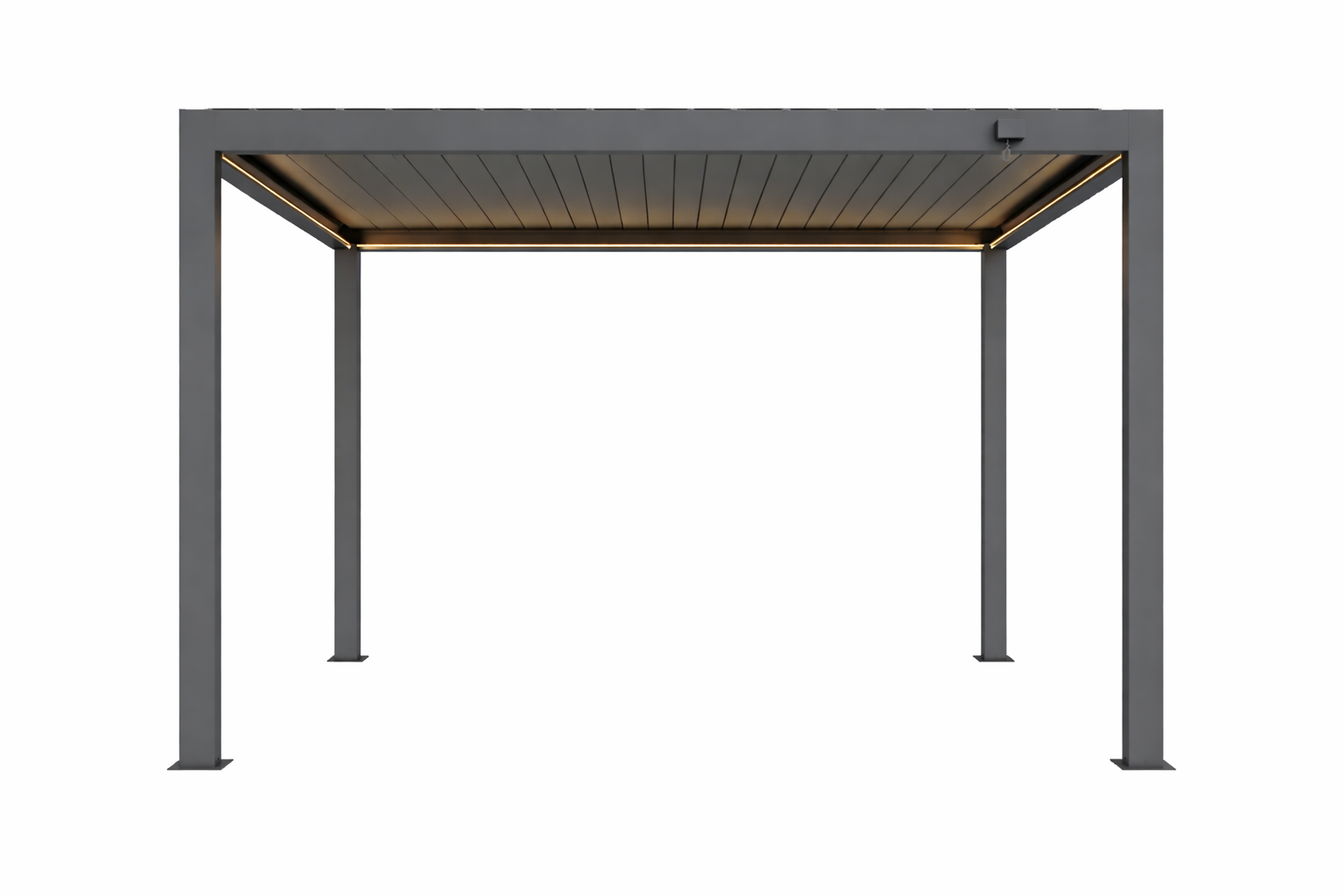 Camello Ventura pergola 300x300 cm antraciet