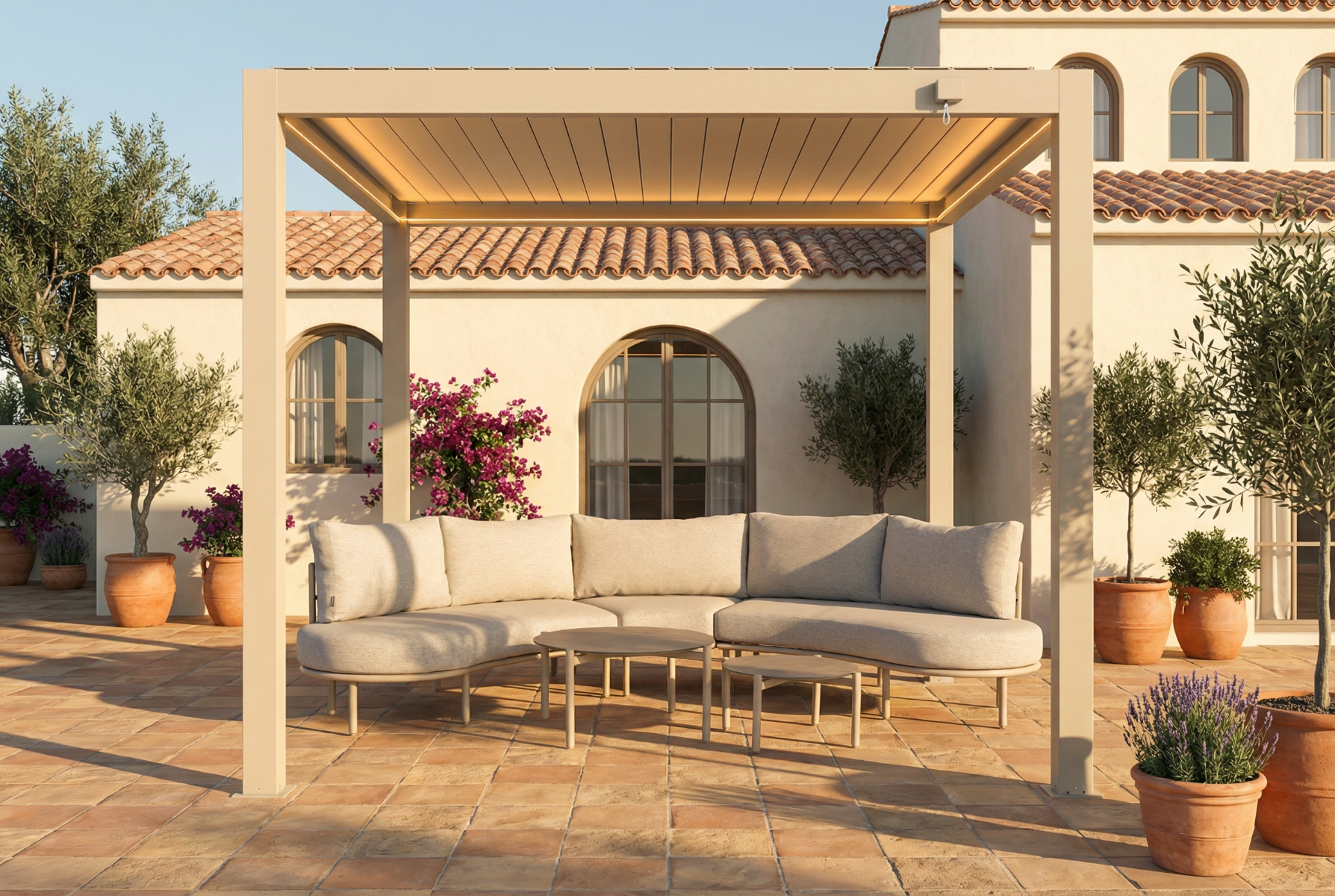 Camello Ventura pergola 300x300 cm loft