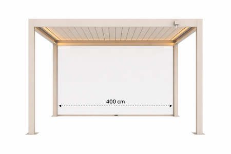 Ventura Windscherm 400 cm sand