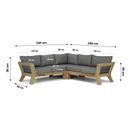 Santika Cantik hoek loungeset 3-delig thumbnail