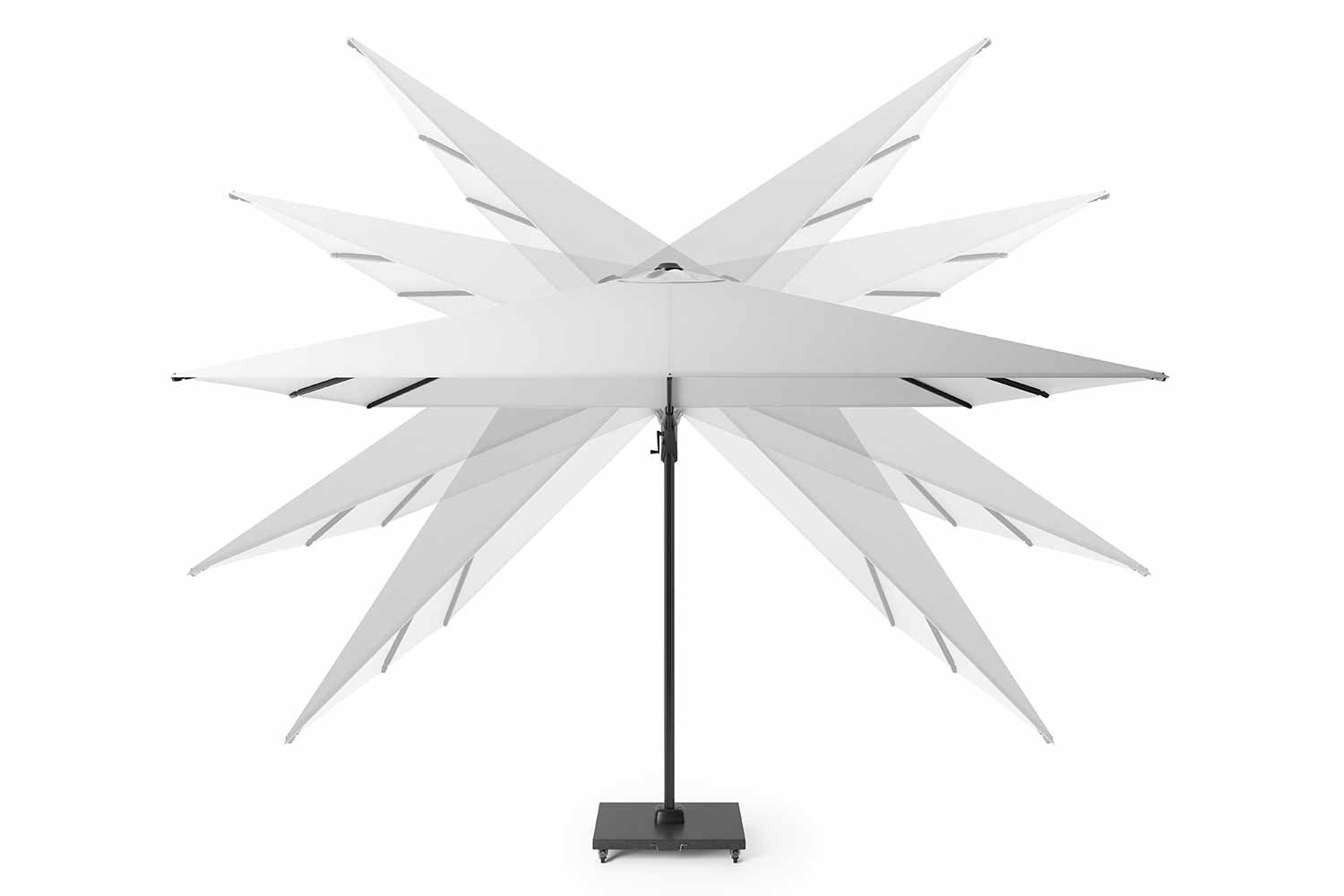 Platinum Challenger zweefparasol 3.5m T2 premium (incl. voet en hoes) thumbnail