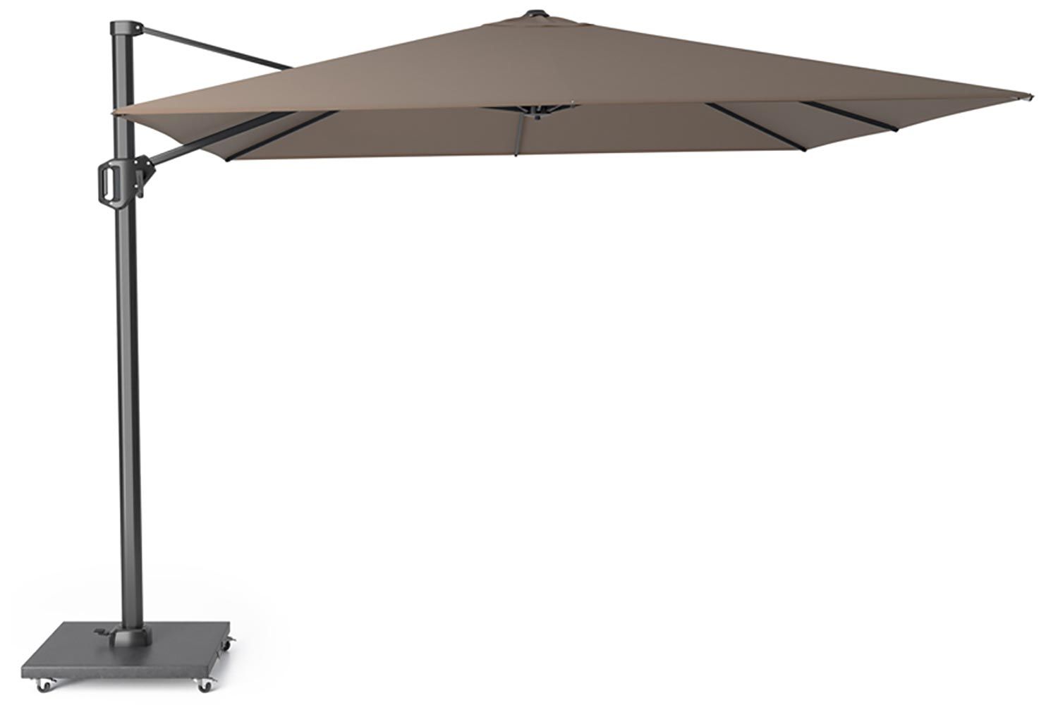 Platinum Challenger zweefparasol 3x3m T2 premium (excl. voet) havana thumbnail