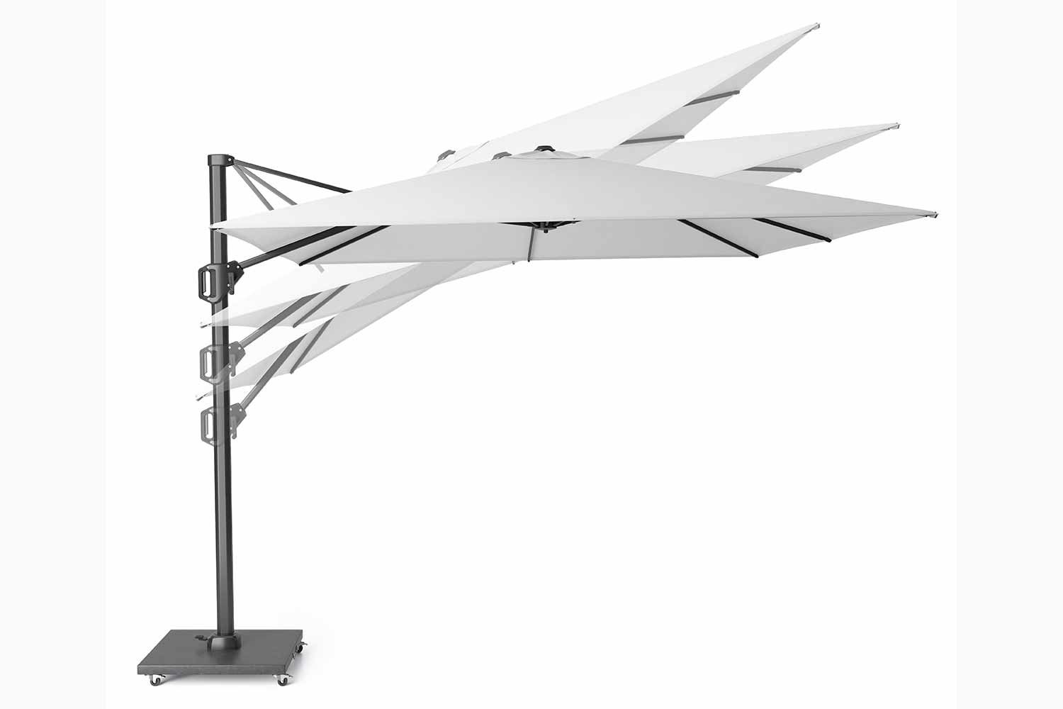 Platinum Challenger zweefparasol 3.5m T2 premium (incl. voet en hoes)