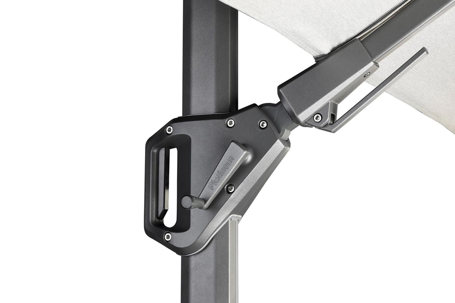 Platinum Challenger zweefparasol 3x3mT2 premium (incl. voet en hoes)