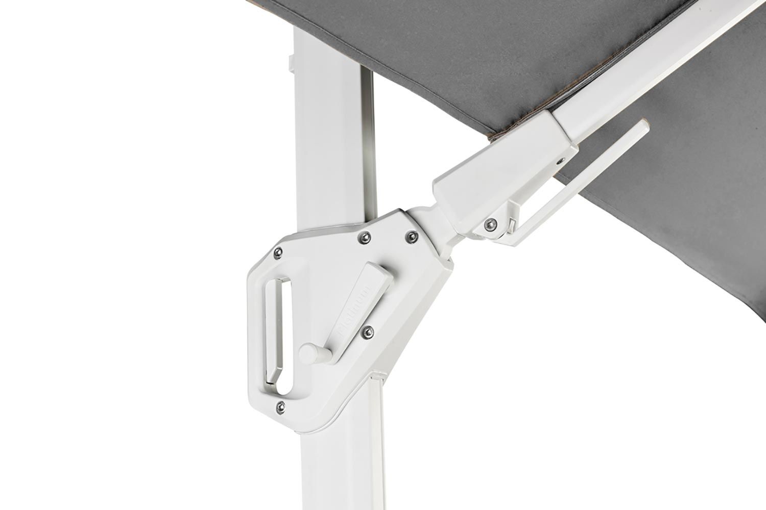 Platinum Challenger zweefparasol 3x3m  T2 wit frame (excl. voet) manhattan