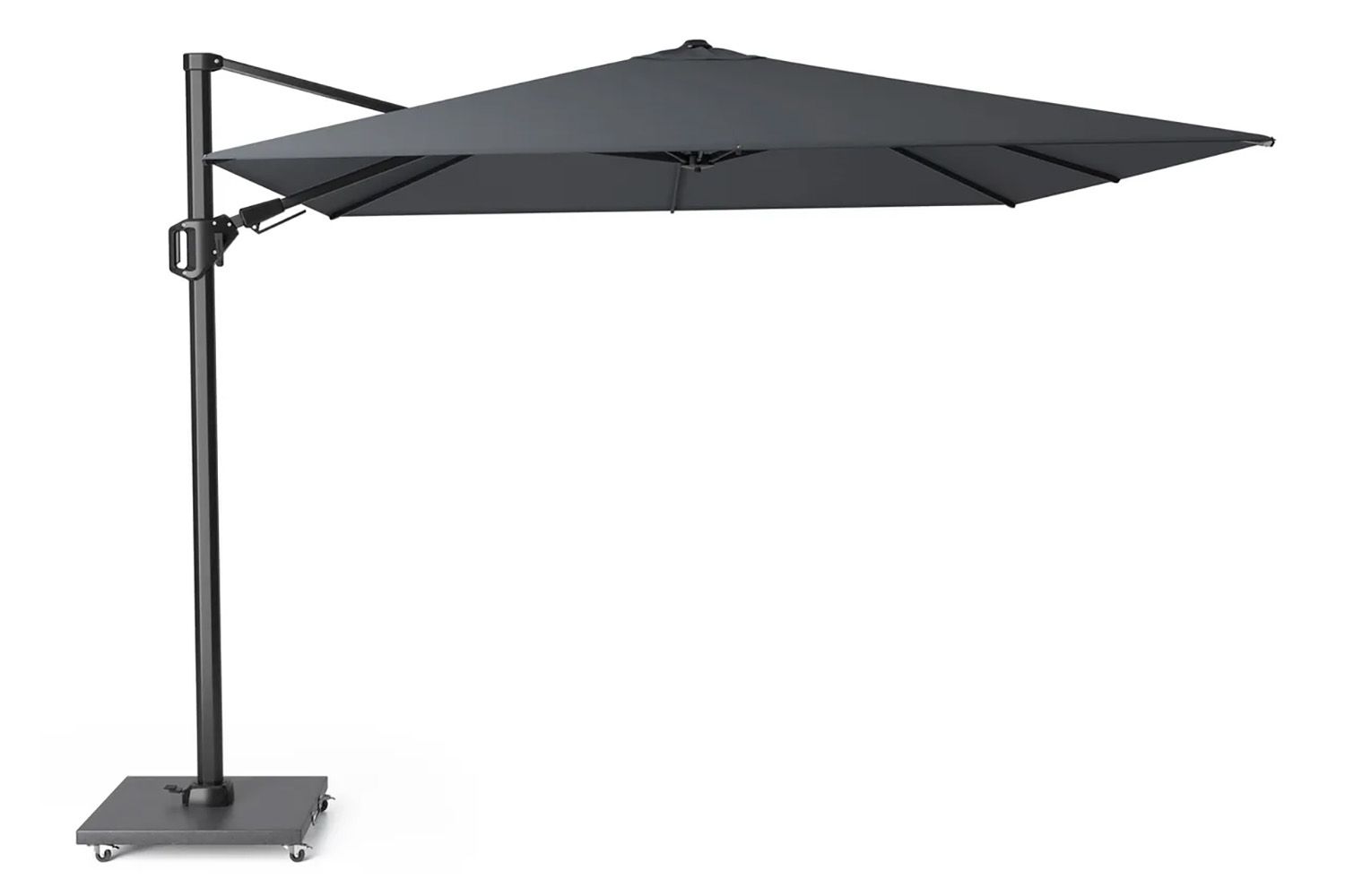 Platinum Challenger zweefparasol 3x3m T2 (incl. voet + hoes) anthracite thumbnail