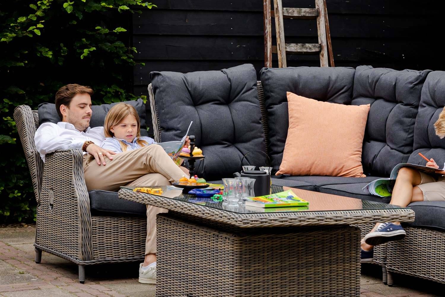 Garden Collections Chicago hoek loungeset 3-delig