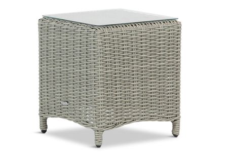 Garden Collections Chicago bijzettafel met glasplaat