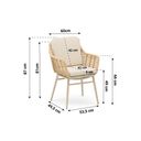 Coco Antoni/Brighton 200 cm dining tuinset 5-delig thumbnail