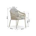 Coco Barcelona/Brighton 120 cm dining tuinset 5-delig thumbnail