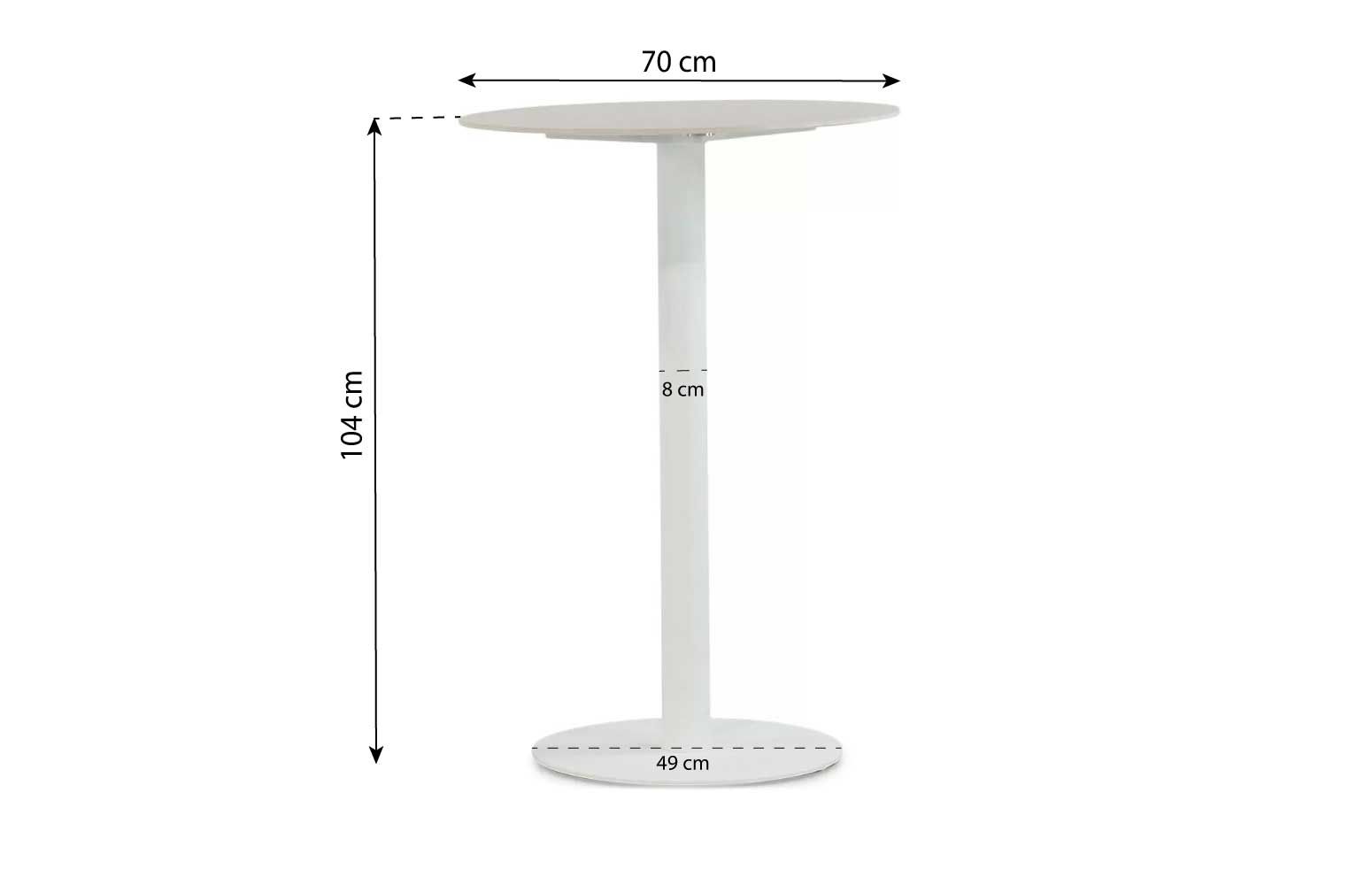 Coco Como bartafel 70 cm