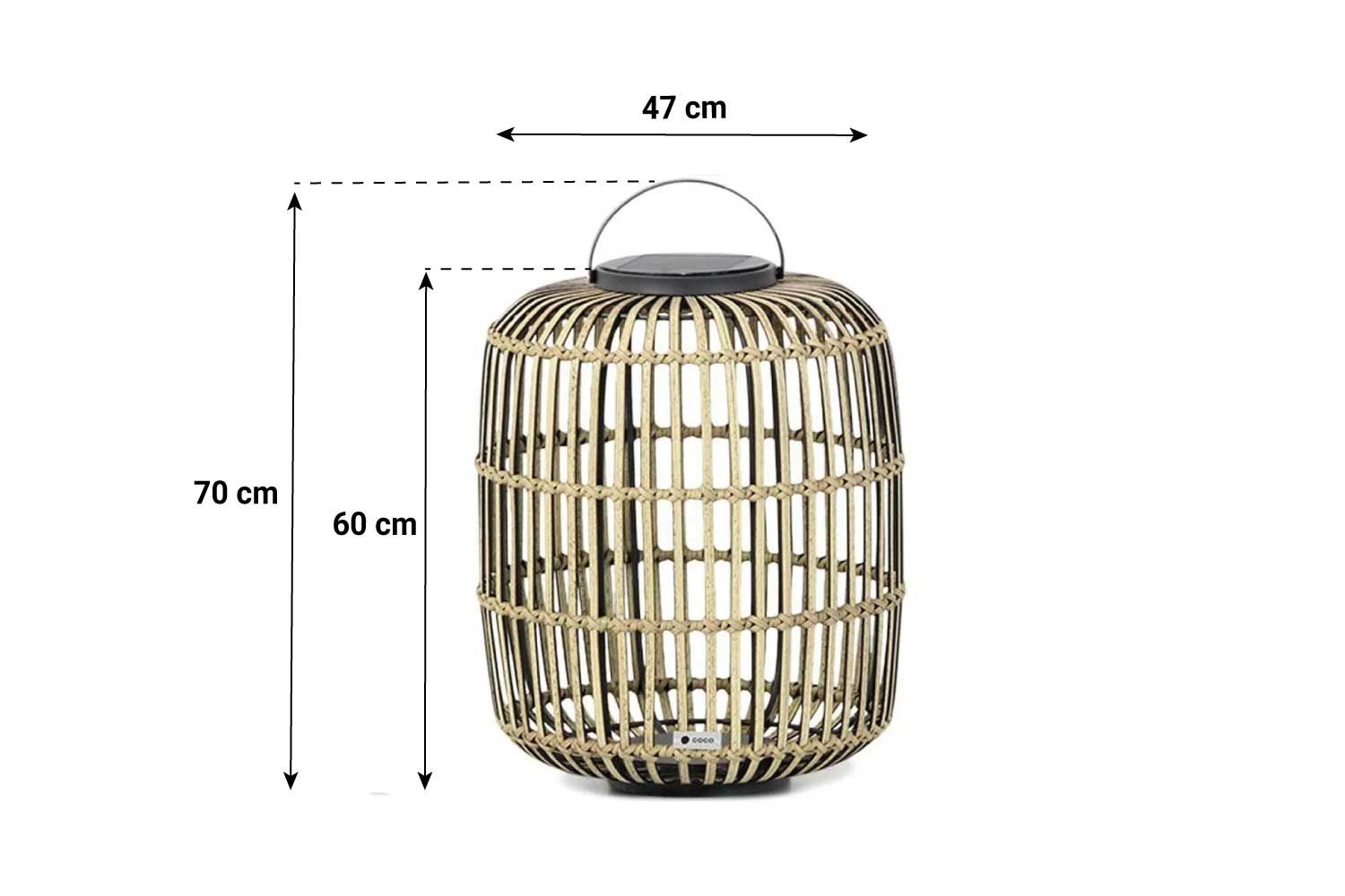 Coco Cozy lamp 60 cm