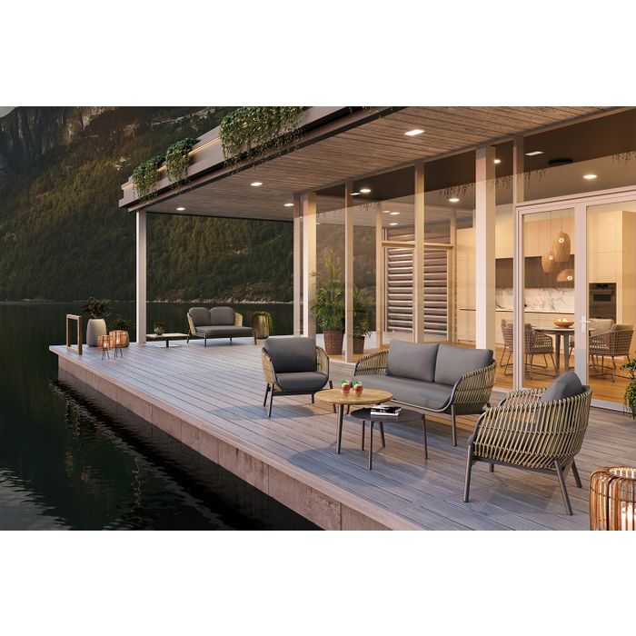 Coco Nathan/Rimini 75-60 stoel-bank loungeset 5-delig Coco Nathan/Rimini 75-60 stoel-bank loungeset 5-delig